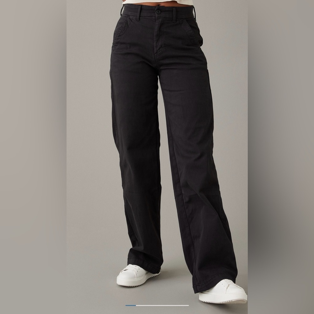 NWT American Eagle Super High-Rise Baggy Wide Leg Trousers